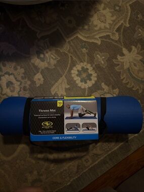 Athletic Fitness Mat - Blue